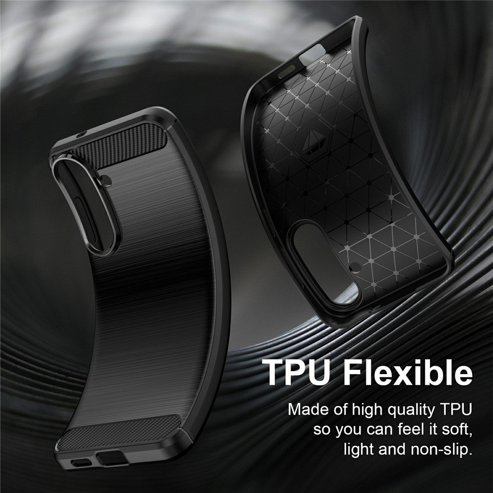 Husa de protectie Techsuit Carbon Silicone compatibil cu Samsung Galaxy S25 FE / S26 FE, Negru
