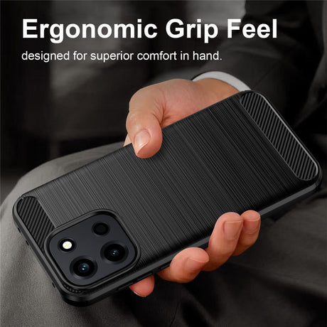 Husa de protectie Techsuit Carbon Silicone compatibil cu OnePlus Nord 6, Albastru