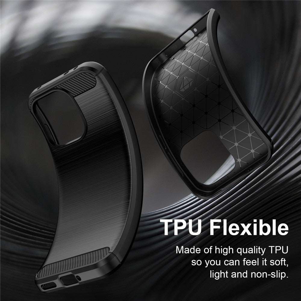Husa de protectie Techsuit Carbon Silicone compatibil cu OnePlus Nord 6, Albastru