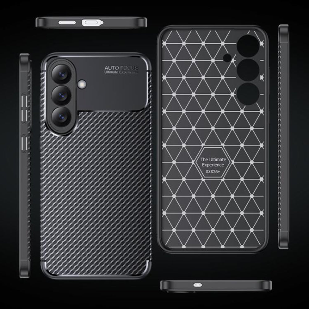 Husa de protectie Techsuit CarbonFiber compatibil cu Samsung Galaxy A27 5G, Negru