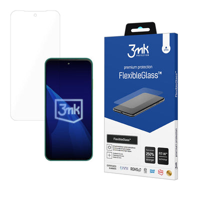 Folie de protectie 3mk FlexibleGlass compatibil cu Fairphone 6, Transparent