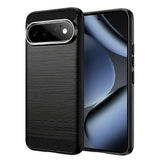 Husa de protectie Techsuit Carbon Silicone compatibil cu Google Pixel 11 / Pixel 11 Pro, Negru