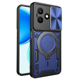 Husa de protectie Techsuit CamGuard Pro compatibil cu Honor X8d, Albastru