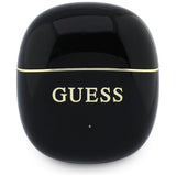 Casti Half-in-ear, BT, TWS - Guess Glossy Gold Line Classic (GUTWSG3HGECK) - Black