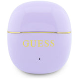Casti Half-in-ear, BT, TWS - Guess Glossy Gold Line Classic (GUTWSG3HGECU) - Purple