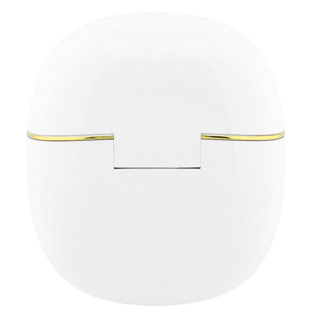 Casti Half-in-ear, BT, TWS - Guess Glossy Gold Line Classic (GUTWSG3HGECH) - White