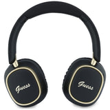 Casti Wireless Guess Rectangle Metal Script (GUBHV28HGCSMK), Bluetooth, ENC, Negru