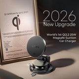 Suport Masina cu Ventuza, Alimentare Wireless, 25W Max. - Lisen W608 Pro (YL0225090001) - Black