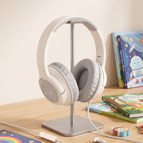 Casti Acefast H18, Jack 3.5mm, Limitare Volum 85dB, Gri