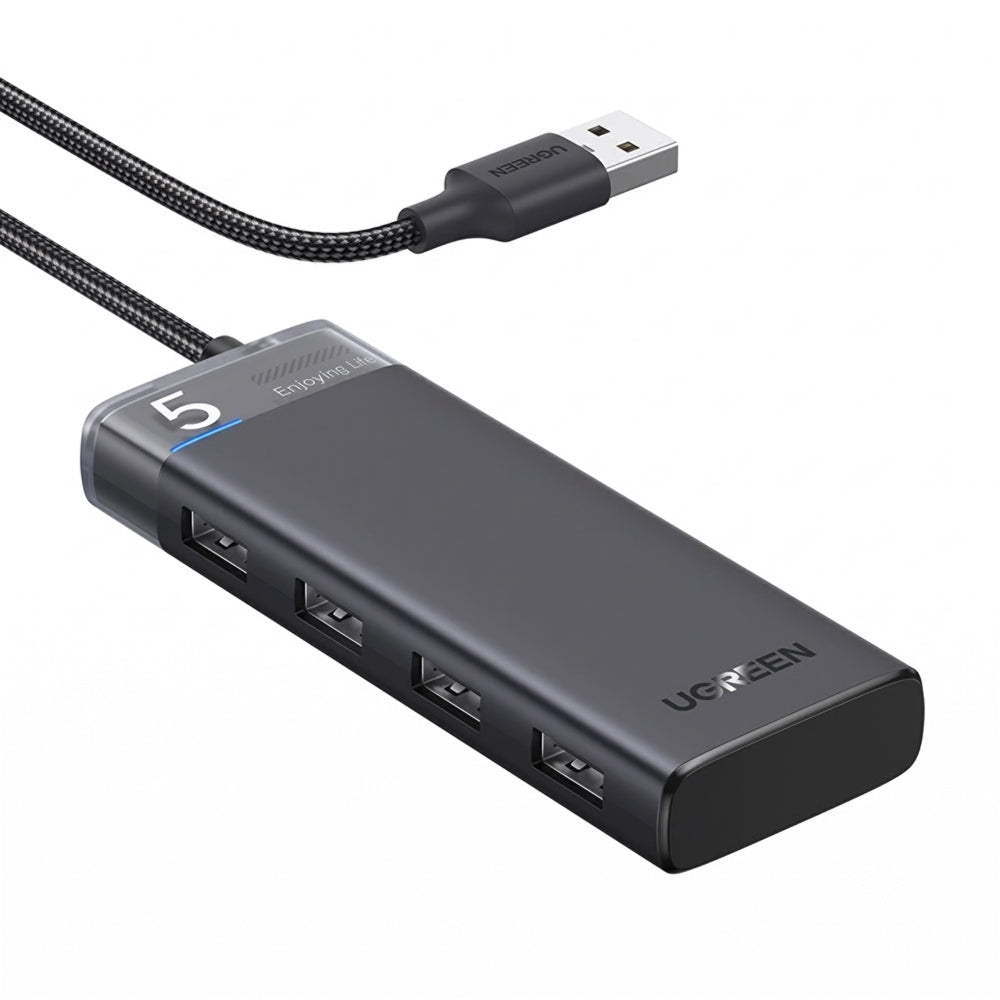 Hub Ugreen CM653 (15548), USB 4x USB / Type-C, 5Gbps, Negru