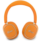 Casti Wireless Guess Rectangle Metal Script (GUBHV28HGCSMO), Bluetooth, ENC, Portocaliu