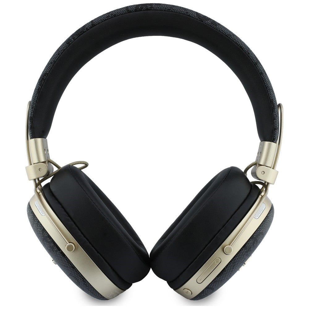Casti Wireless Guess Metal 4G Script Logo (GUBHP72P4SMDK), Bluetooth, ENC, Negru