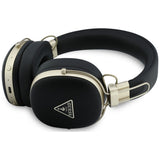 Casti Wireless Guess Grained Triangle Logo (GUBHP72PGTCSK), Bluetooth ENC, Negru