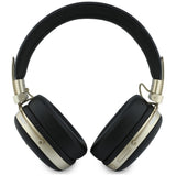Casti Wireless Guess Grained Triangle Logo (GUBHP72PGTCSK), Bluetooth ENC, Negru