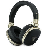Casti Wireless Guess Grained Triangle Logo (GUBHP72PGTCSK), Bluetooth ENC, Negru