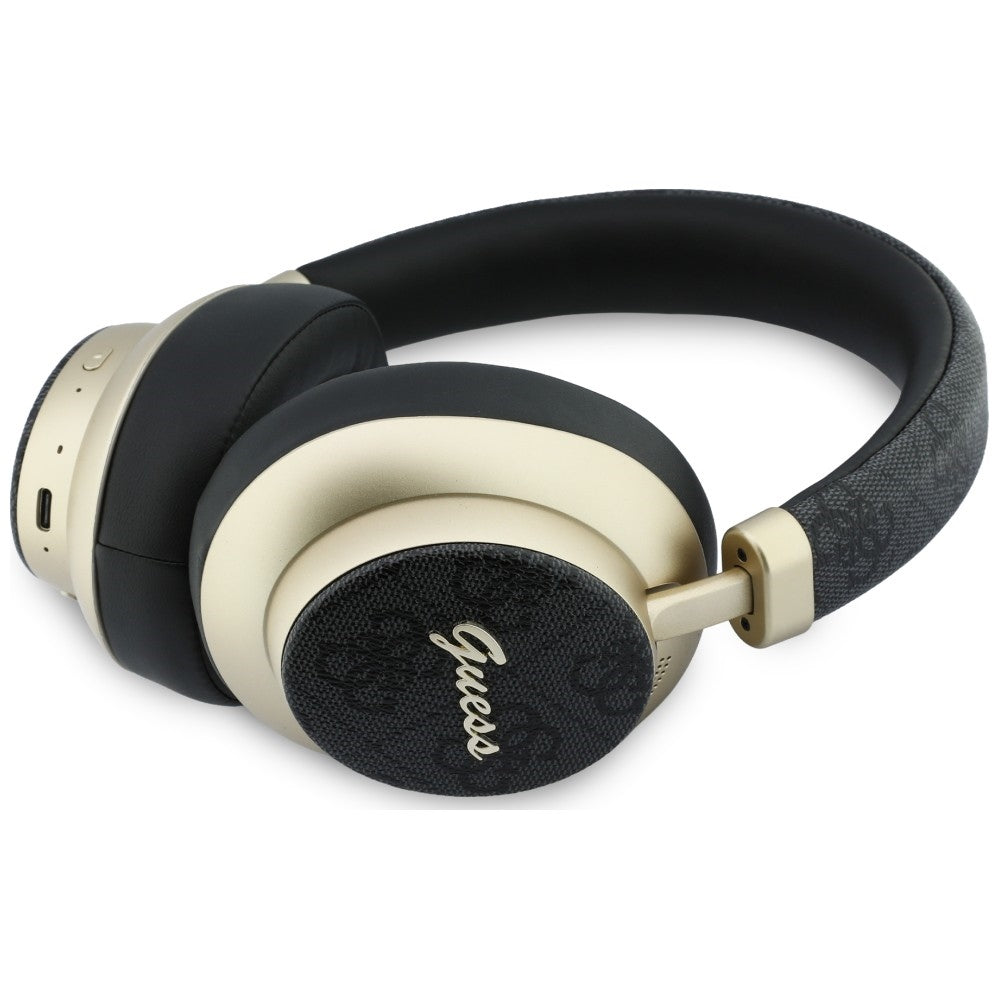 Casti Over-ear, BT, ENC - Guess 4G Gold Script Metal (GUBHP83P4CSCMK) - Black
