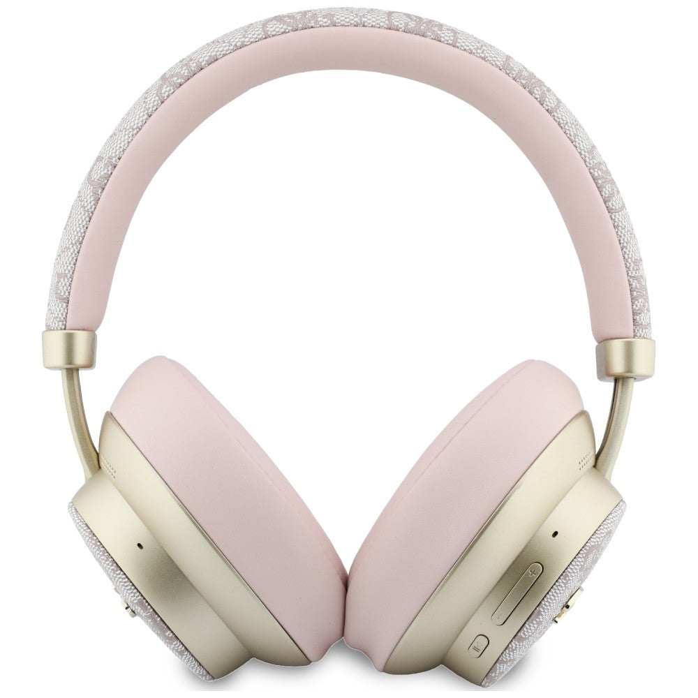 Casti Over-ear, BT, ENC - Guess 4G Gold Script Metal (GUBHP83P4CSCMP) - Pink