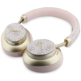 Casti Over-ear, BT, ENC - Guess 4G Gold Script Metal (GUBHP83P4CSCMP) - Pink