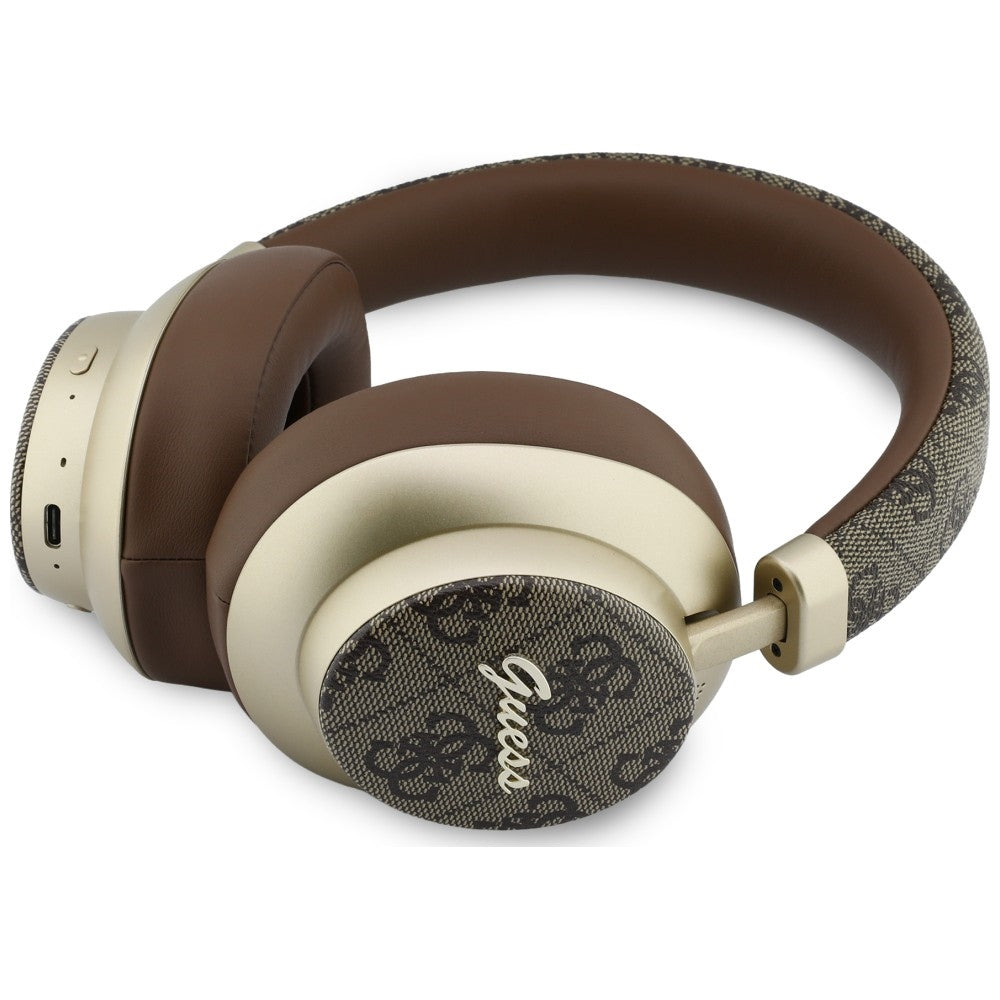 Casti Over-ear, BT, ENC - Guess 4G Gold Script Metal (GUBHP83P4CSCMW) - Brown