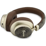 Casti Over-ear, BT, ENC - Guess 4G Gold Script Metal (GUBHP83P4CSCMW) - Brown