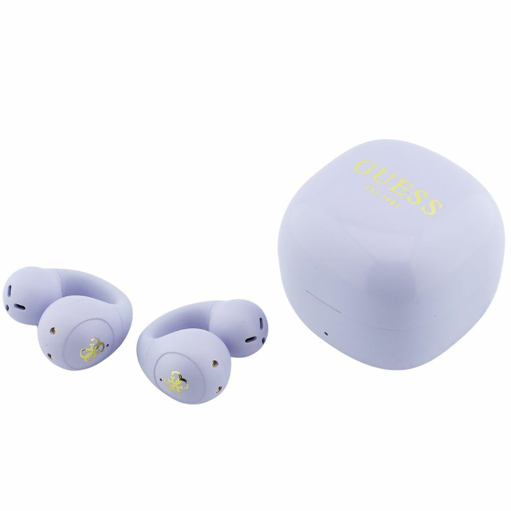 Casti Wireless Guess Mini Classic (GUTWSW85LEEU), Open-ear, Bluetooth, Mov