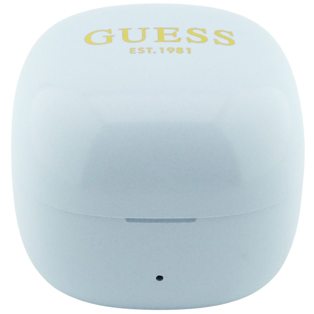 Casti Wireless Guess Mini Classic (GUTWSW85LEEQ), Open-ear, Bluetooth, Alb