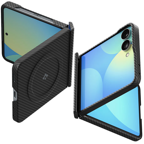 Spigen Air Skin védőtok, kompatibilis a Samsung Galaxy Z Flip8 készülékkel, fekete