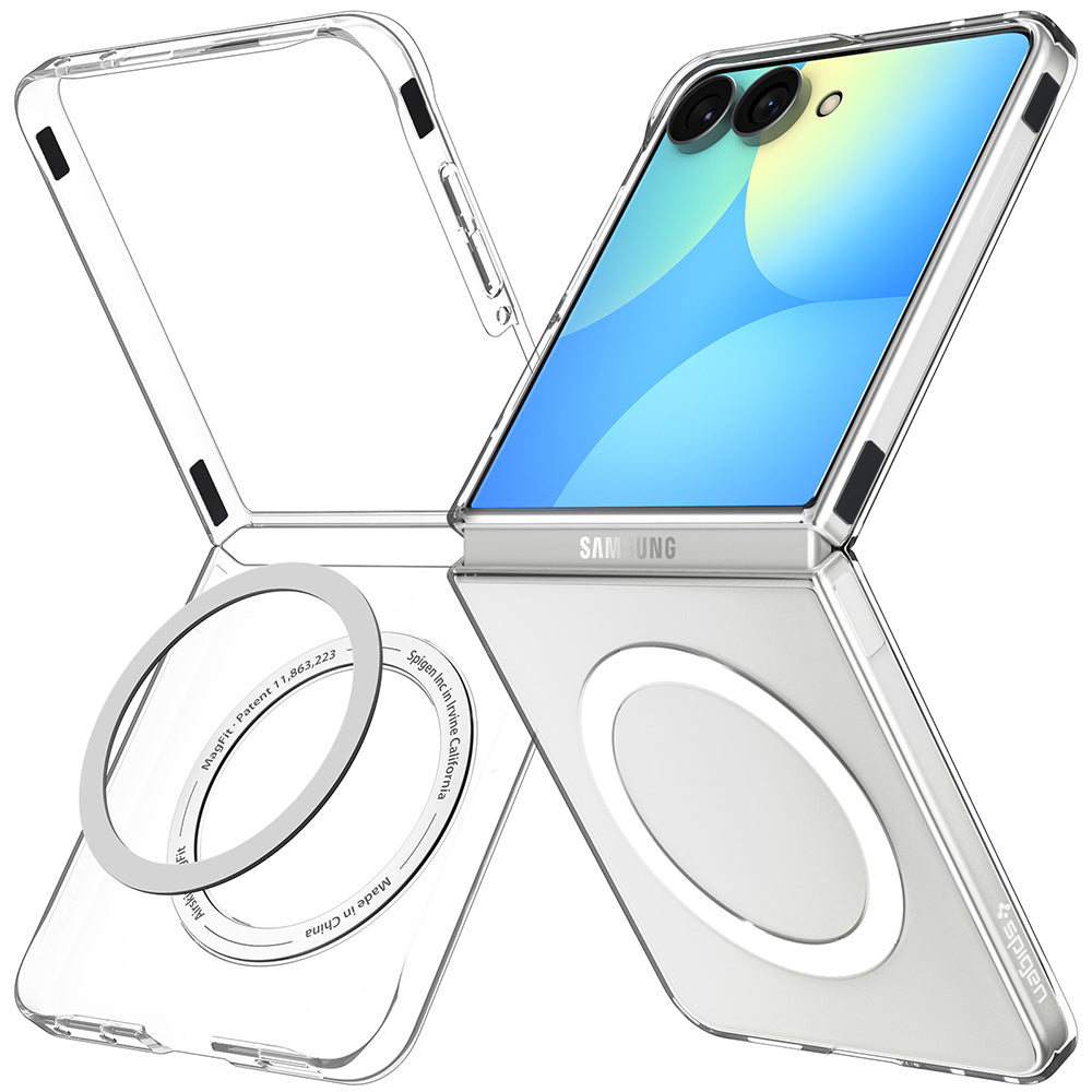 Husa de protectie Spigen Air Skin MagFit compatibil cu Samsung Galaxy Z Flip8, Transparent
