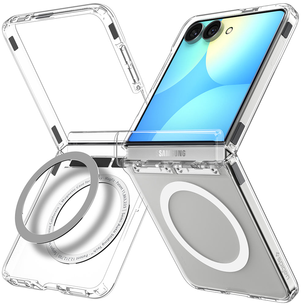 Husa de protectie Spigen Ultra Hybrid Pro compatibil cu Samsung Galaxy Z Flip8, Transparent