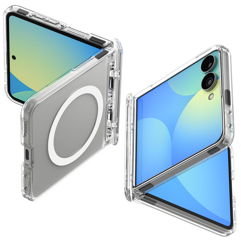 Husa de protectie Spigen Ultra Hybrid Pro compatibil cu Samsung Galaxy Z Flip8, Transparent