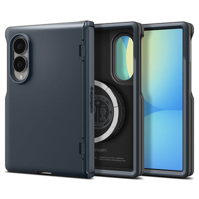 Husa de protectie Spigen Slim Armor Pro compatibil cu Samsung Galaxy Z Fold8, Albastru