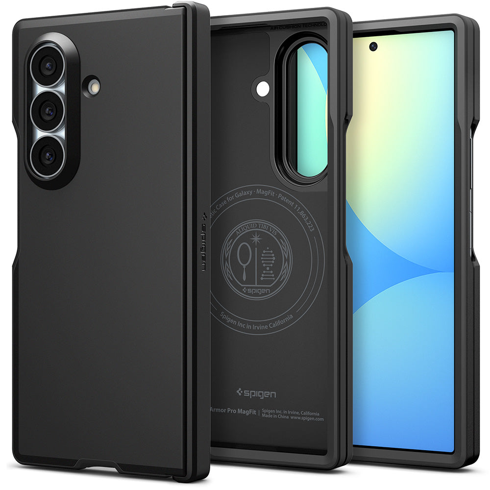 Husa de protectie Spigen Tough Armor Pro compatibil cu Samsung Galaxy Z Fold8 Ultra, Negru