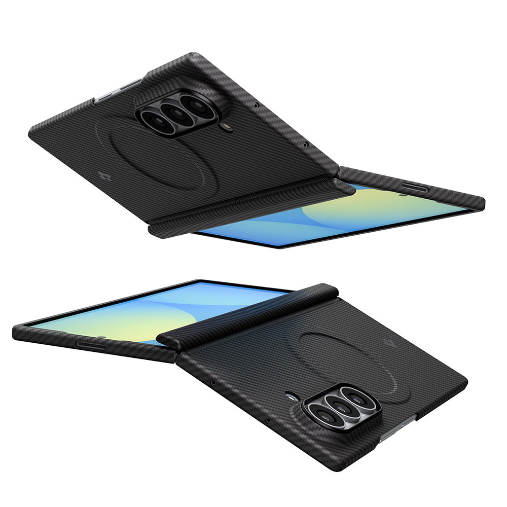 Husa de protectie Spigen Air Skin Aramid MagFit compatibil cu Samsung Galaxy Z Fold8 Ultra, Negru