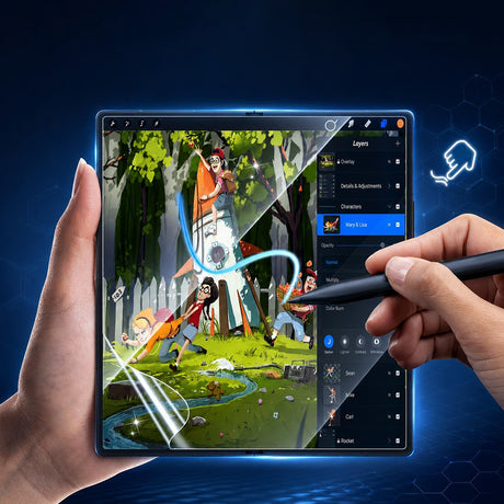 Folie de protectie Blueo compatibil cu Samsung Galaxy Z Fold7 / Z Fold8 Ultra, Transparent