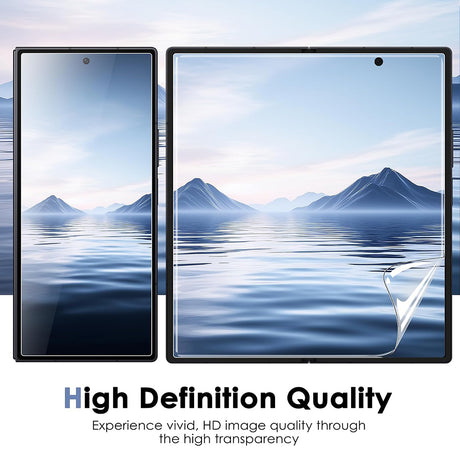 Folie de protectie Blueo compatibil cu Samsung Galaxy Z Fold7 / Z Fold8 Ultra, Transparent