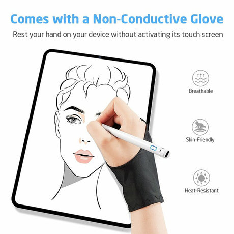 Stylus ESR Stylus Pen Digital (K838), for Android, iOS, Windows, with Micro-USB Cable, Alb