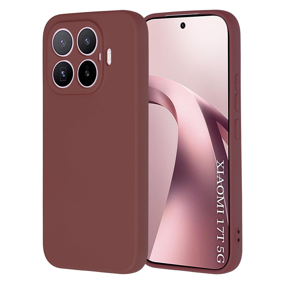 Husa de protectie Techsuit SoftFlex compatibil cu Xiaomi 17T, Bordo