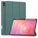Husa de protectie tableta Techsuit Flex Trifold compatibil cu Samsung Galaxy Tab S11 Ultra / Tab S12 Ultra, Verde