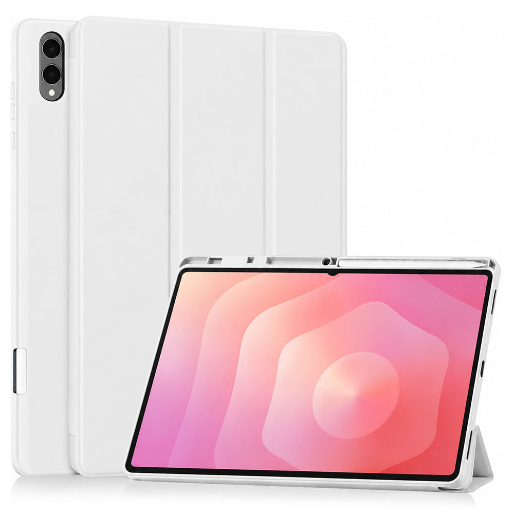 Husa de protectie tableta Techsuit Flex Trifold compatibil cu Samsung Galaxy Tab S11 Ultra / Tab S12 Ultra, Gri