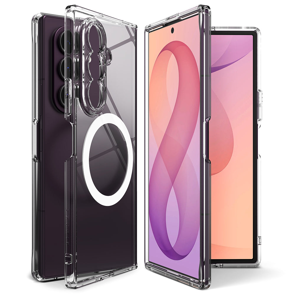 Husa de protectie Ringke Fusion compatibil cu Samsung Galaxy Z Fold8 Ultra, Transparent