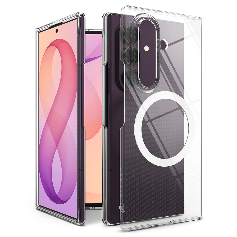 Husa de protectie Ringke Slim Magnetic compatibil cu Samsung Galaxy Z Fold8 Ultra, Transparent