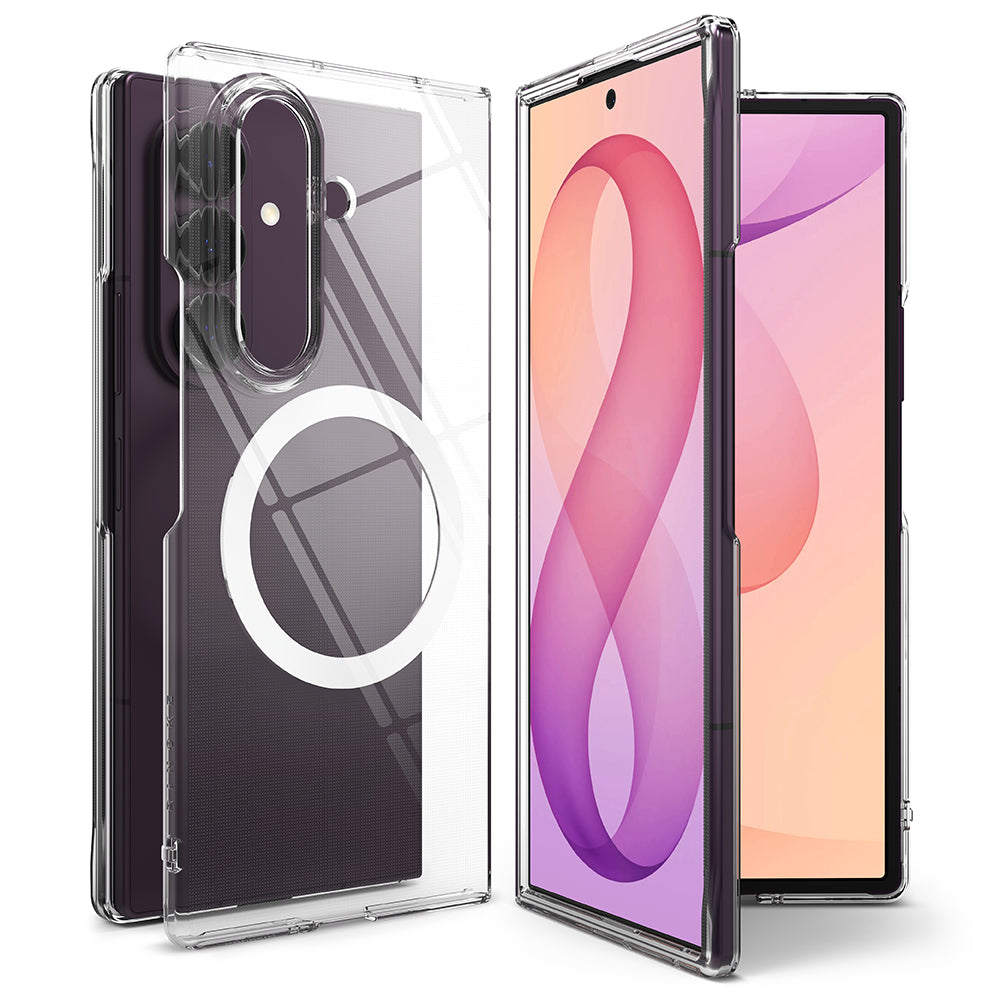 Husa de protectie Ringke Slim Magnetic compatibil cu Samsung Galaxy Z Fold8 Ultra, Transparent