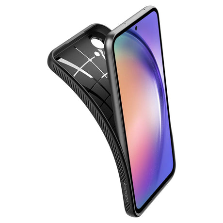 Husa de protectie Spigen Liquid Air (ACS05885) compatibil cu Samsung Galaxy A54, Negru Mat