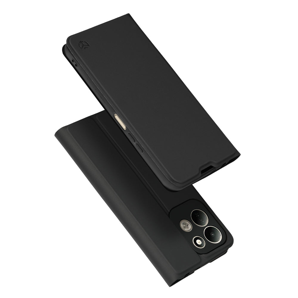 Husa de protectie Techsuit Magskin Book compatibil cu Xiaomi Redmi 17 4G / Redmi 17 5G, Negru