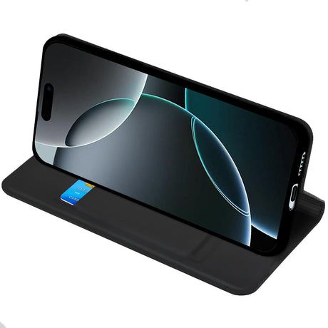 Husa de protectie Techsuit Magskin Book compatibil cu Xiaomi Redmi 17 4G / Redmi 17 5G, Negru