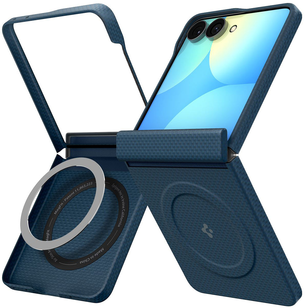 Husa de protectie Spigen Air Skin compatibil cu Samsung Galaxy Z Flip8, Albastru