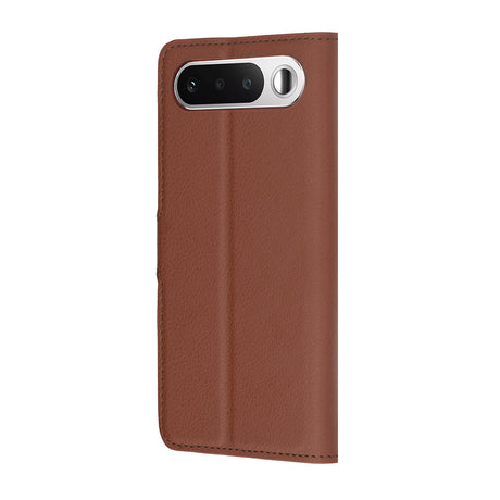 Husa de protectie Techsuit Leather Folio compatibil cu Realme 16 5G, Maro