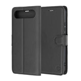 Husa de protectie Techsuit Leather Folio compatibil cu Realme 16 5G, Negru