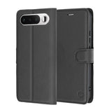 Husa de protectie Techsuit Leather Folio compatibil cu Realme 16 5G, Negru