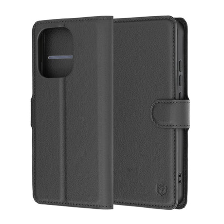 Husa de protectie Techsuit Leather Folio compatibil cu Oppo Reno16 F / Reno16 FS, Negru